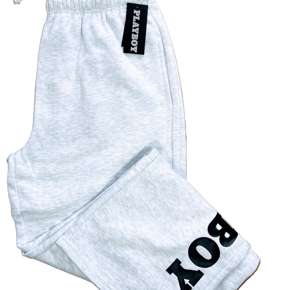 NWT Playboy Wide Leg Sweatpants Grey